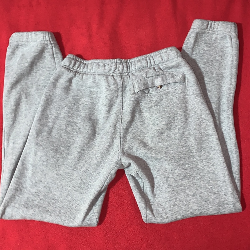 NIKE Grey Sweatpants w/ “JUST DO IT” Logo - Picture 3 of 7